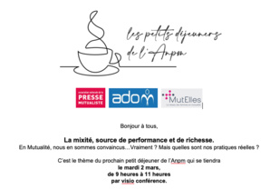 Petit déjeuner ADOM du 2 mars 2021 Petit déjeuner ADOM du 2 mars 2021